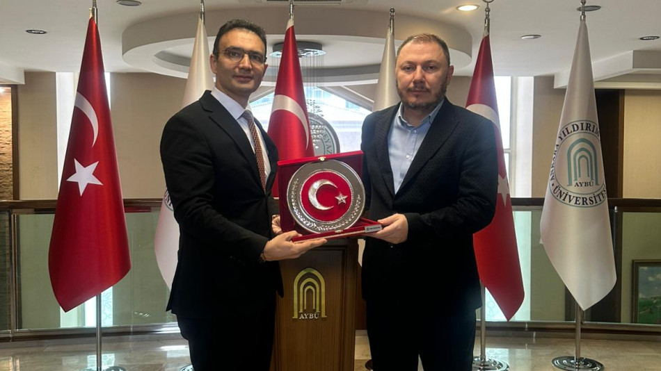 YILDIRIM BEYAZIT ÜNİVERSİTESİ GENEL SEKRETERİ DR. ÖĞR. ÜYESİ MÜMİN ŞEN’İ ZİYARET ETTİK.